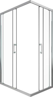 Душевой уголок Triton Фикс-Хром 120x80 (без поддона)