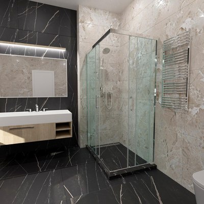 Душевой уголок Triton Фикс-Хром 120x80 (без поддона)