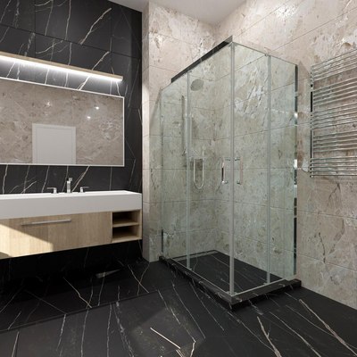 Душевой уголок Triton Фикс-Хром 120x80 (без поддона)