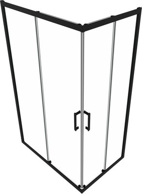 Душевой уголок Triton Фикс-Блэк 120x80 (без поддона)