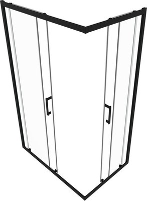 Душевой уголок Triton Фикс-Блэк 120x80 (без поддона)