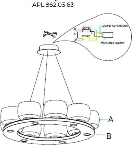 Люстра Aployt APL.862.03.63