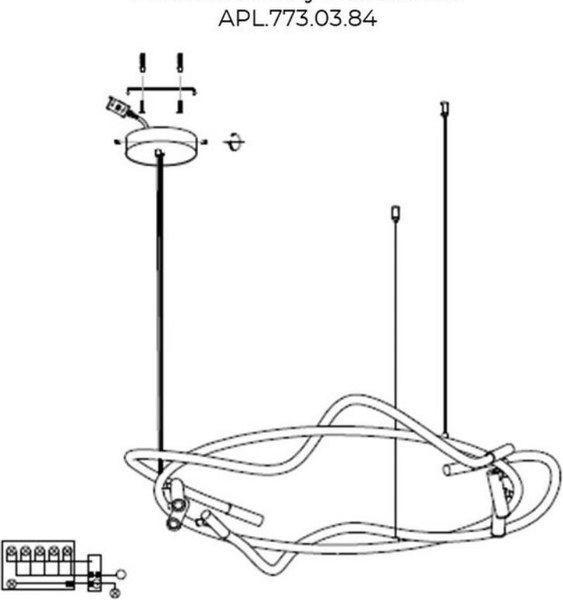 Люстра Aployt APL.773.03.84