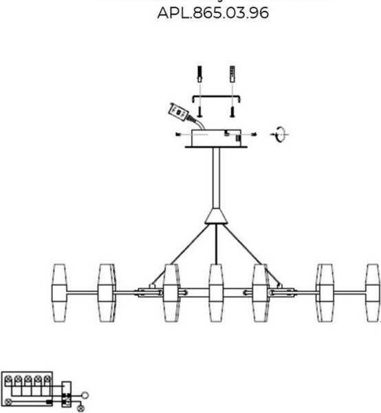 Люстра Aployt APL.865.03.96