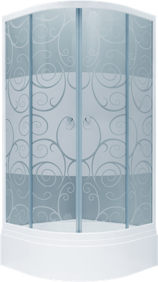 Душевой уголок Triton Узоры 90x90 В - фото