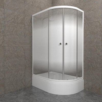 Душевой уголок Triton Коралл-Лайт 120x80 В (левосторонний)