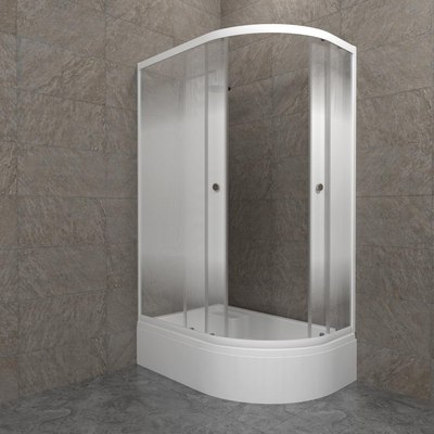 Душевой уголок Triton Коралл-Лайт 120x80 В (левосторонний)