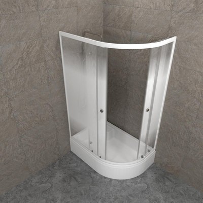 Душевой уголок Triton Коралл-Лайт 120x80 В (левосторонний)