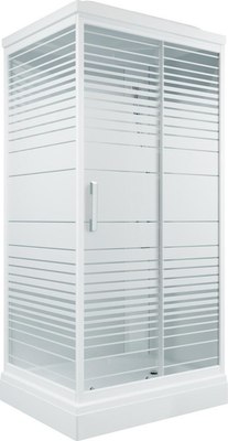 Душевая кабина Triton Квадро 120x80 А Полосы, ДН4 - фото