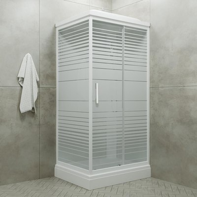 Душевая кабина Triton Квадро 120x80 А Полосы, ДН4