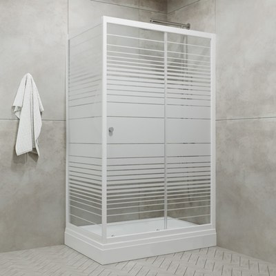 Душевой уголок Triton Фьюжн 100x80 А Полосы