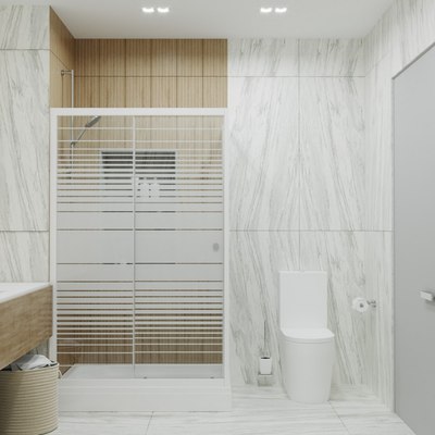 Душевой уголок Triton Фьюжн 100x80 А Полосы