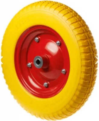 Колесо для тележки складской TOR 360мм PU 2400-16-1 / 1046283 - фото