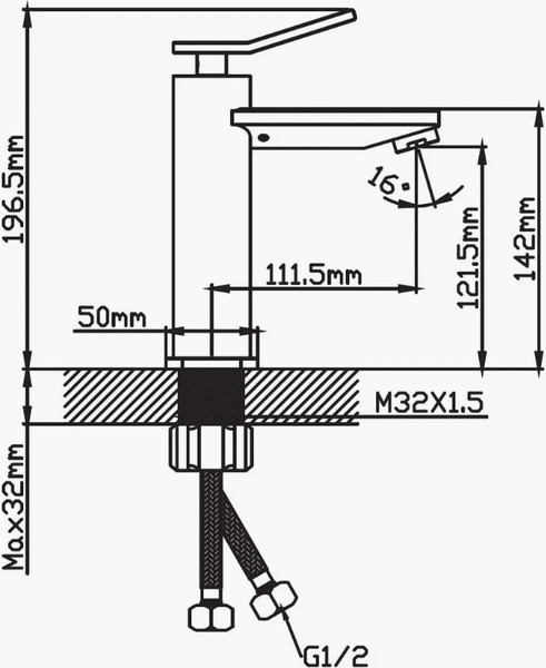 Смеситель Эверест B10-15TL