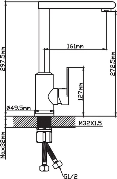 Смеситель Эверест B40-13TL