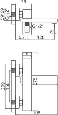 Смеситель Gerhans K13027