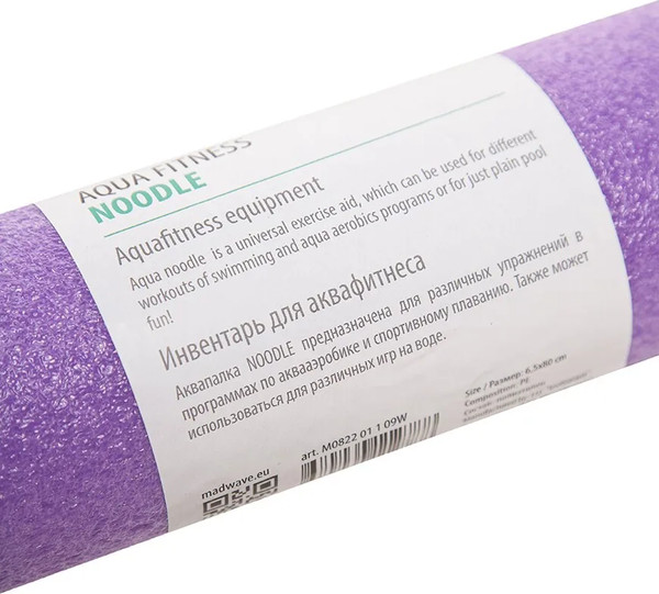 Нудл для аквааэробики Mad Wave Noodle 65x160