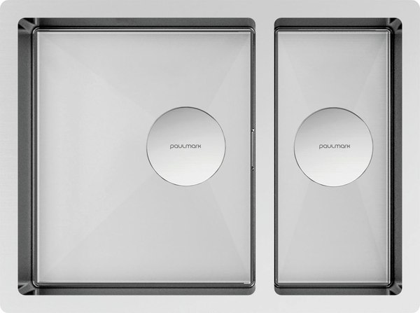 Мойка кухонная Paulmark PM225844-BS - фото