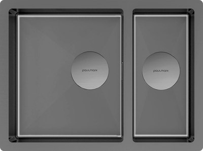 Мойка кухонная Paulmark PM225844-GM - фото