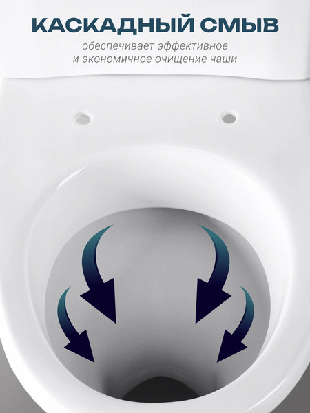 Чаша унитаза напольного Santeri Вест 1P2018S0000BF