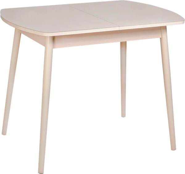 Обеденный стол Listvig Винер Mini R раздвижной со стеклом - фото