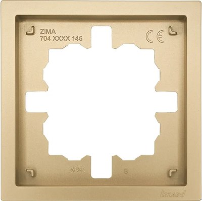 Рамка для выключателей и розеток Lezard Zima 704-3600-146 - фото