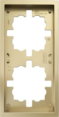 Рамка для выключателей и розеток Lezard Zima 704-3600-147 - фото