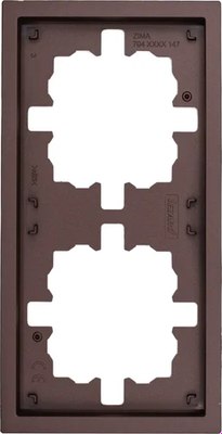 Рамка для выключателей и розеток Lezard Zima 704-7300-147 - фото