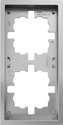 Рамка для выключателей и розеток Lezard Zima 704-7400-147 - фото