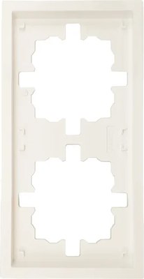 Рамка для выключателей и розеток Lezard Zima 704-9000-147 - фото