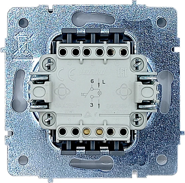 Кнопка звонка Lezard Zima 704-0288-108QC