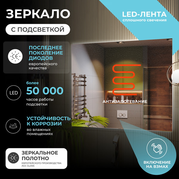 Зеркало Vigo Quadro Comfort 1200