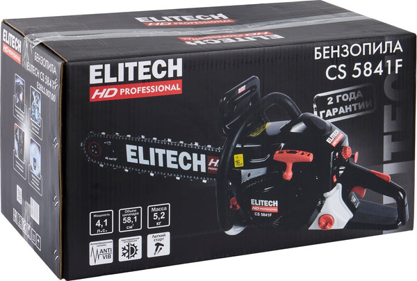 Бензопила цепная Elitech E1611.007.00