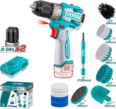 Аккумуляторная дрель-шуруповерт TOTAL TOSLI240786 - фото