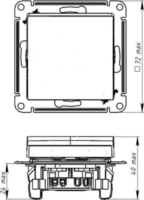 Выключатель Systeme (Schneider) Electric AtlasDesign Aqua ATN441061S