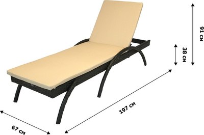 Шезлонг Garden Story Риччи / 7023-МП2025