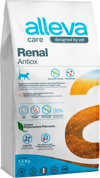 Сухой ветеринарный корм для кошек Alleva Care Ренал / P10273 - фото