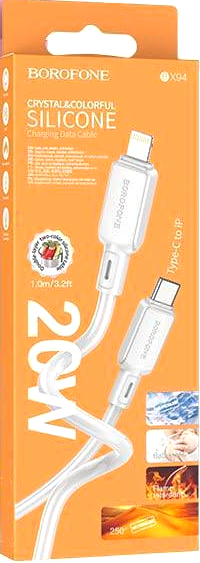 Кабель Borofone BX94 Lightning to Type-C 20W - фото