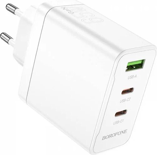 Зарядное устройство сетевое Borofone BN12 PD65W - фото