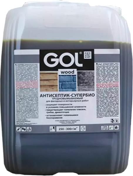 Антисептик для древесины GOL Антисептик-Супербио - фото