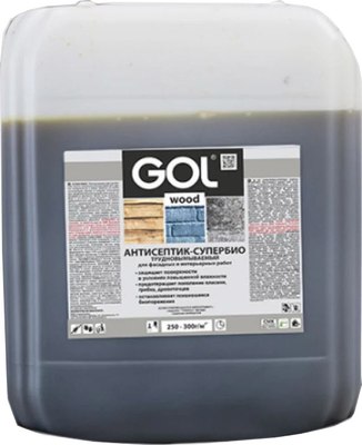 Антисептик для древесины GOL Антисептик-Супербио - фото