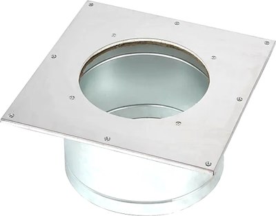 Потолочно-проходной узел для труб Теплов и Сухов ППУ-У 590x590 D220-260 Круг (М) - фото