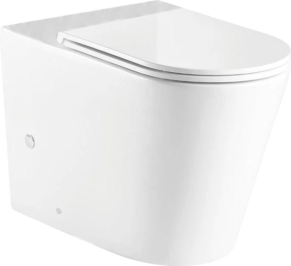 Чаша унитаза напольного WeltWasser WW Salzbach 001 XL GL-WT - фото