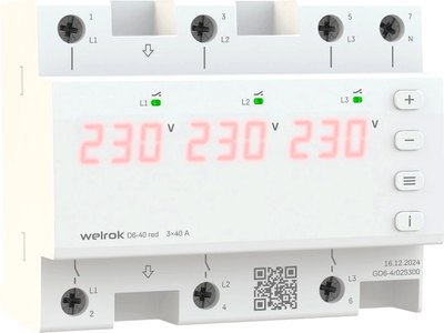 Реле напряжения Welrok D6-40 - фото