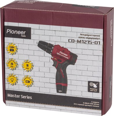 Аккумуляторная дрель-шуруповерт Pioneer CD-M1215-01