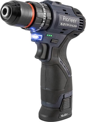 Аккумуляторная дрель-шуруповерт Pioneer CID-E1602BL-22C - фото