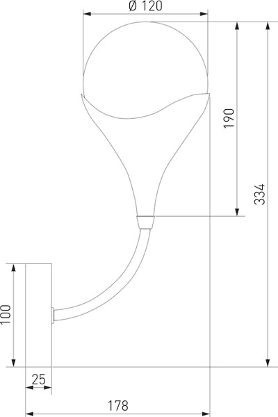 Бра Евросвет Calyx 60168/1