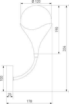 Бра Евросвет Calyx 60169/1