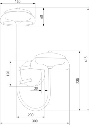 Бра Евросвет Fungo 50388/2 LED