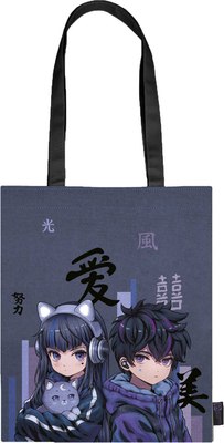 Сумка-шоппер Феникс+ Кибер аниме / 69076 - фото